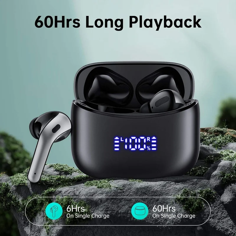 The X15 charging case with LED battery display